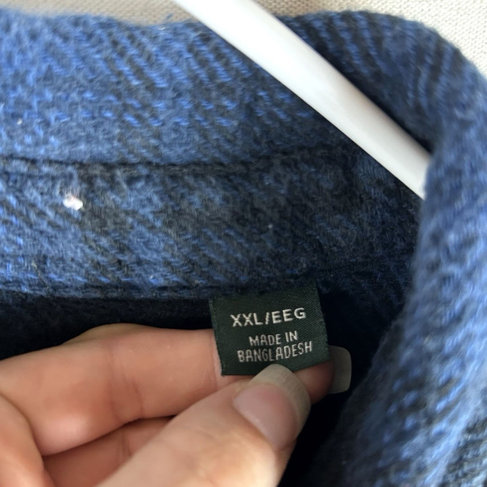 Orvis Orvis Flannel Shirt Jacket Mens 2XL Blue Plaid Logo Pockets Shacket Outdoor Vintage: No, 2XL? Size US XXL / EU 58 / 5 - 4 Thumbnail