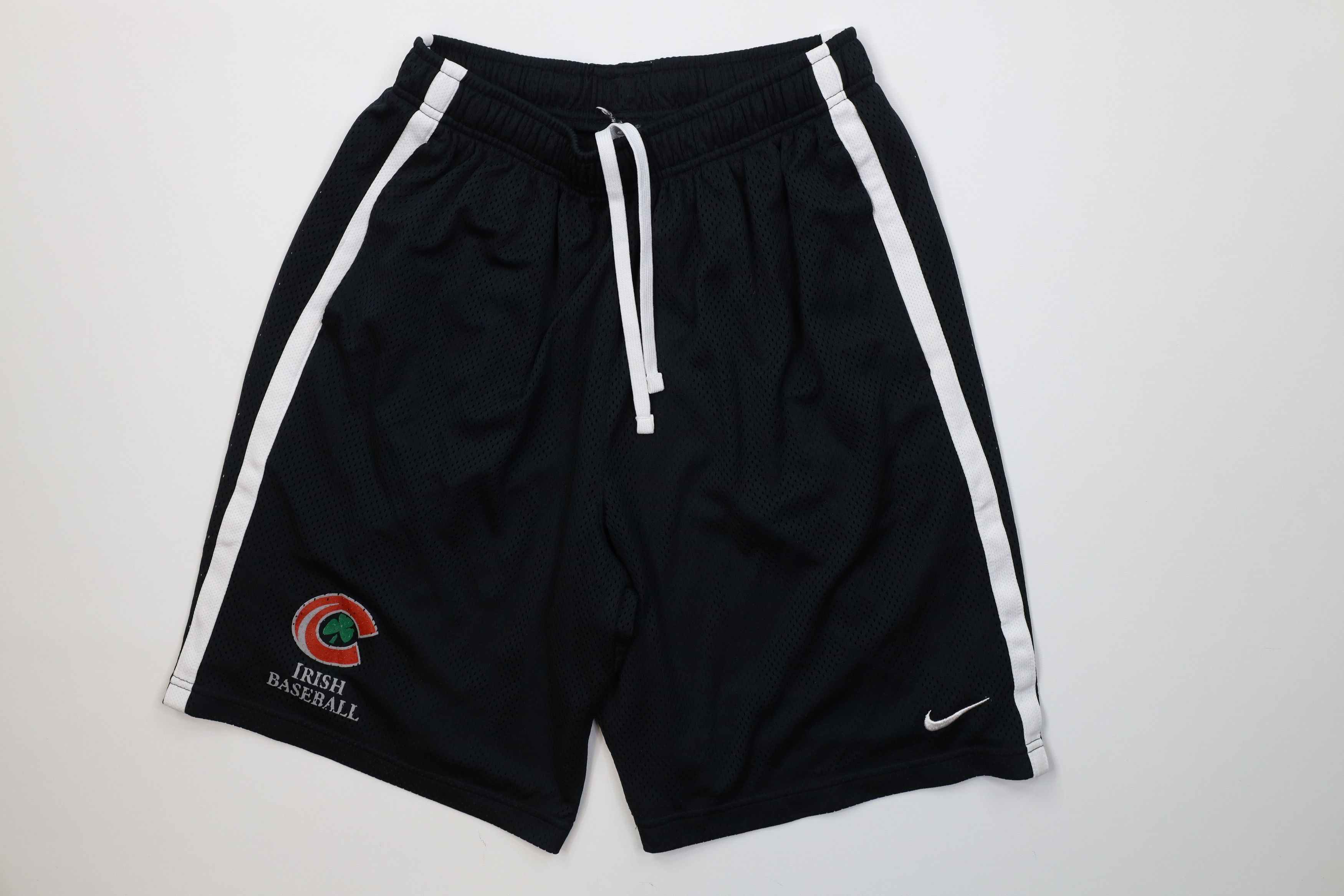 Nike Vintage Nike Scott Mini Swoosh Irish Baseball Mesh Shorts Size US 32 / EU 48 - 1 Thumbnail