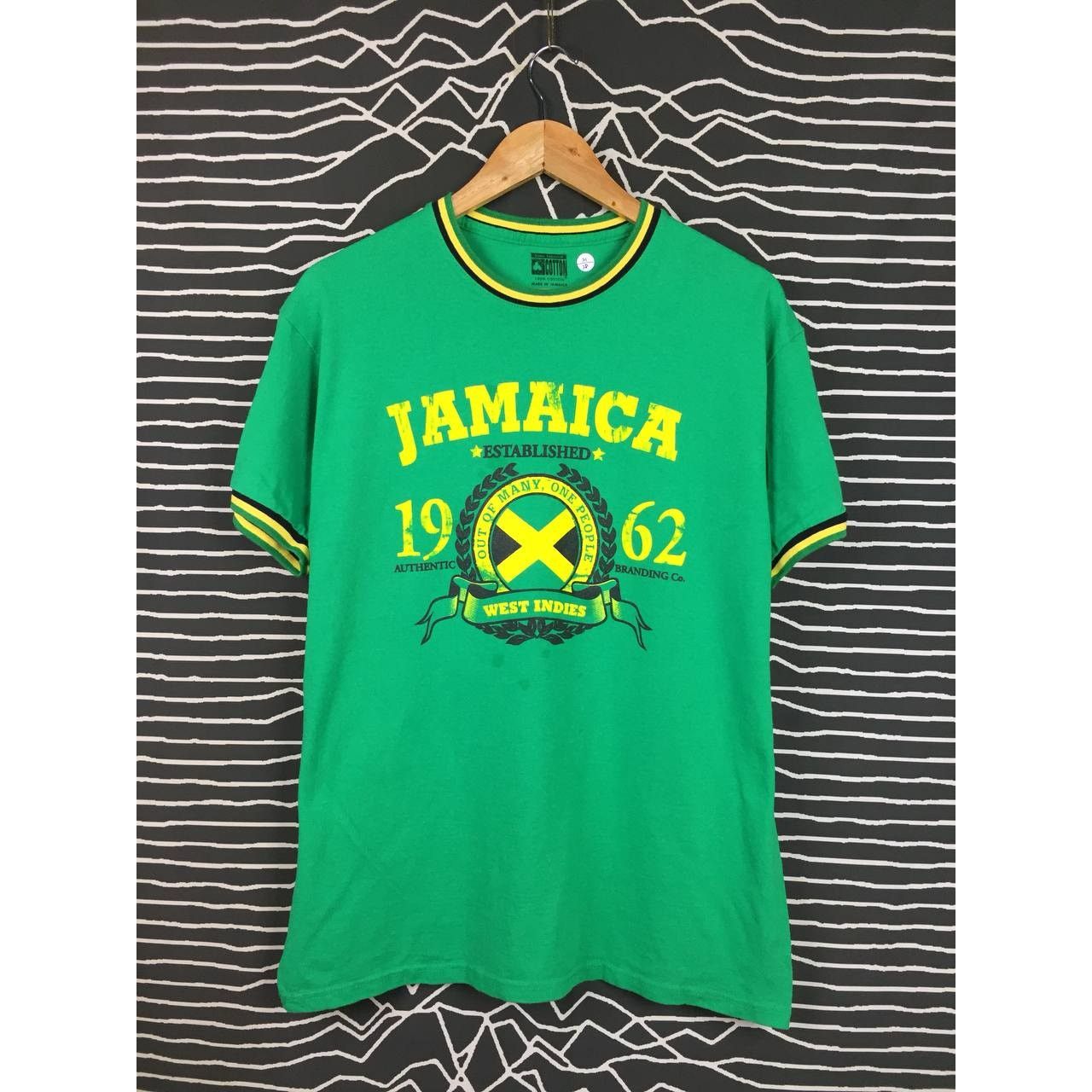 Vintage Sun Island Authentic West Indies Jamaica 1962 Ringer Tee Size US L / EU 52-54 / 3 - 1 Thumbnail