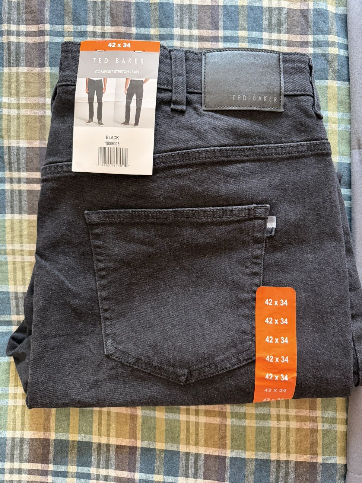 Ted Baker Ted Baker Black Denim Size US 42 / EU 58 - 1 Thumbnail