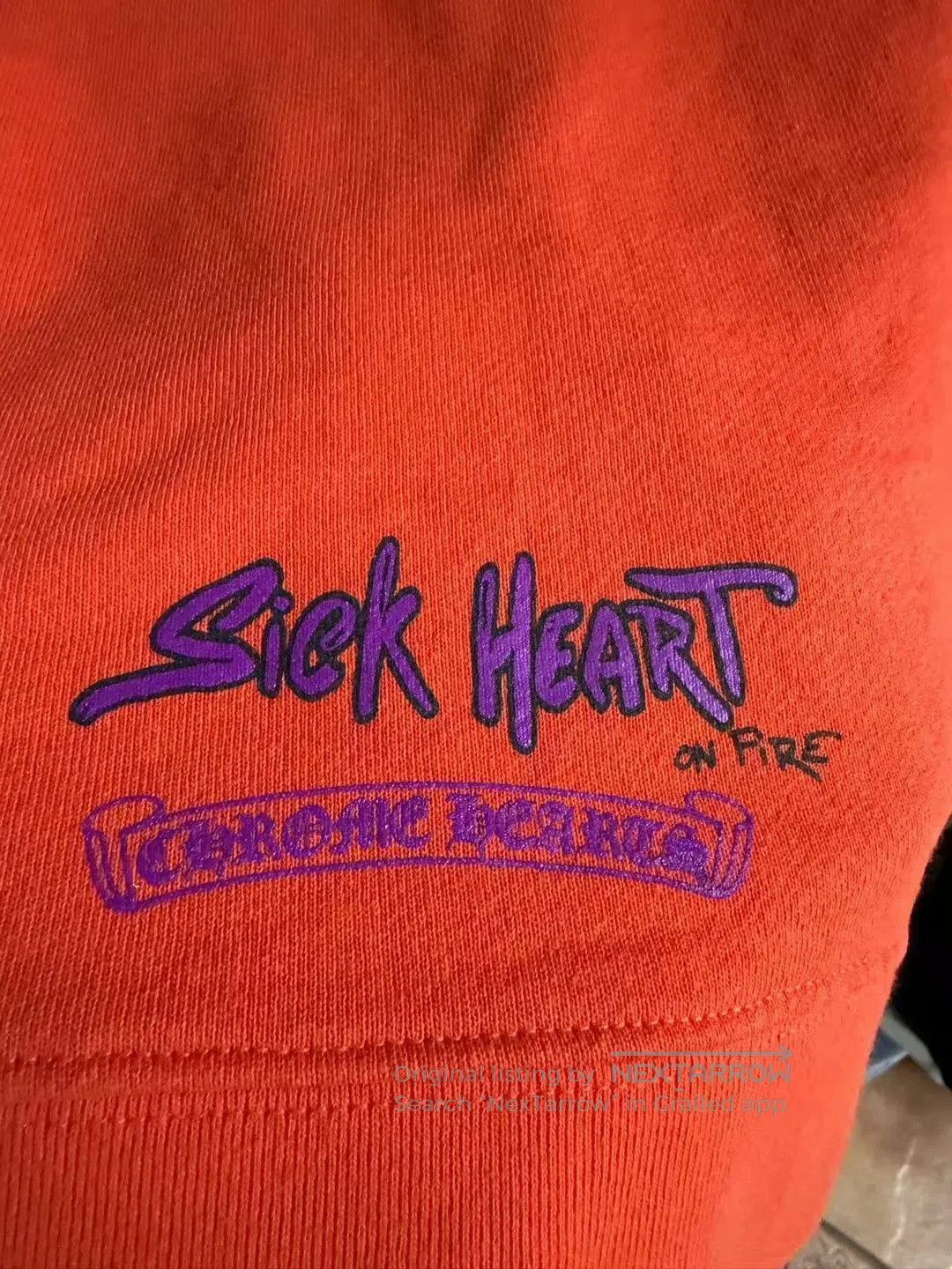 Chrome Hearts Matty Boy Collaboration Sweatshirt in Orange. Size US L / EU 52-54 / 3 - 4 Thumbnail