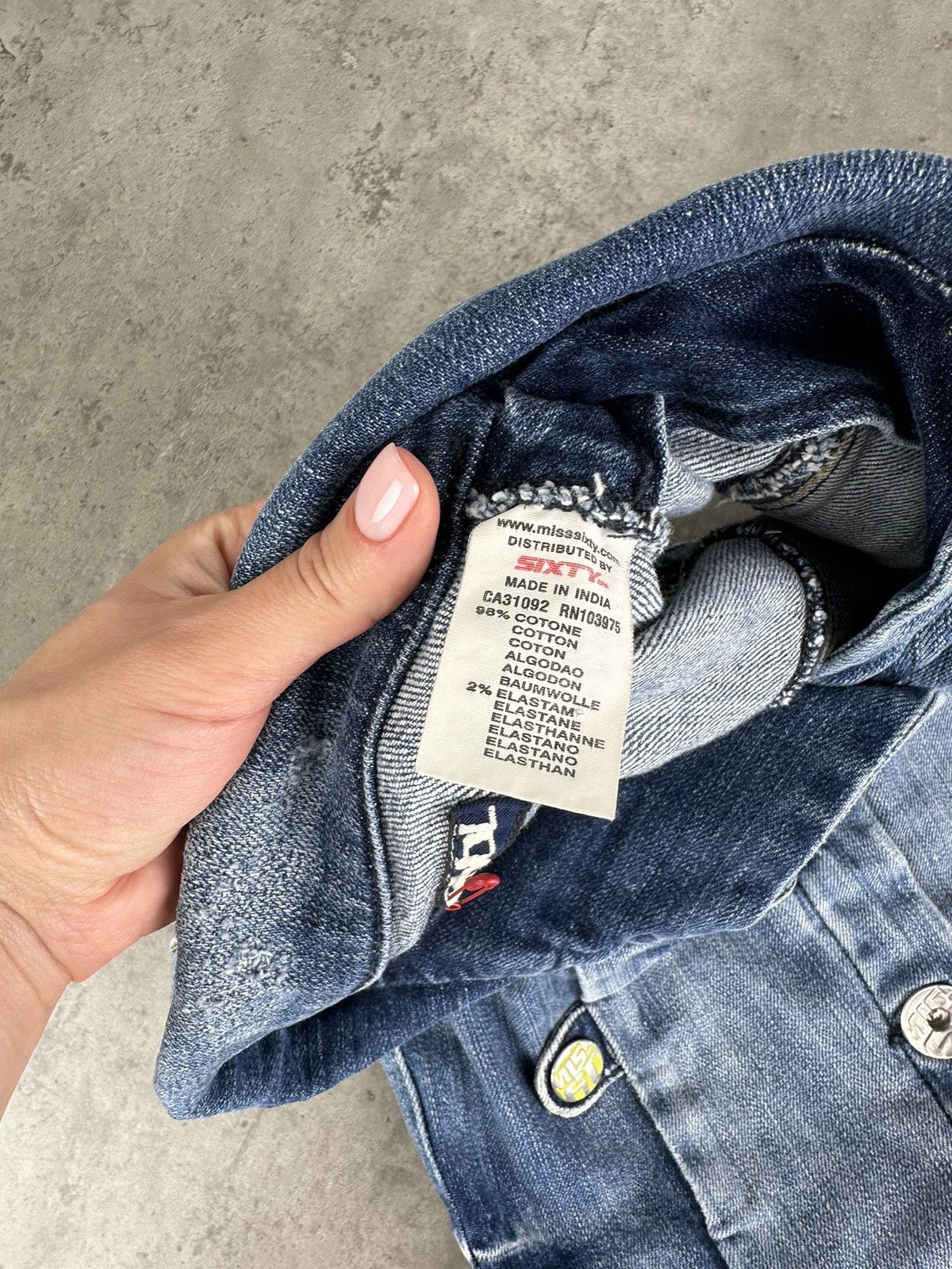 Miss Sixty Miss Sixty Denim Vest Size M / US 6-8 / IT 42-44 - 6 Thumbnail