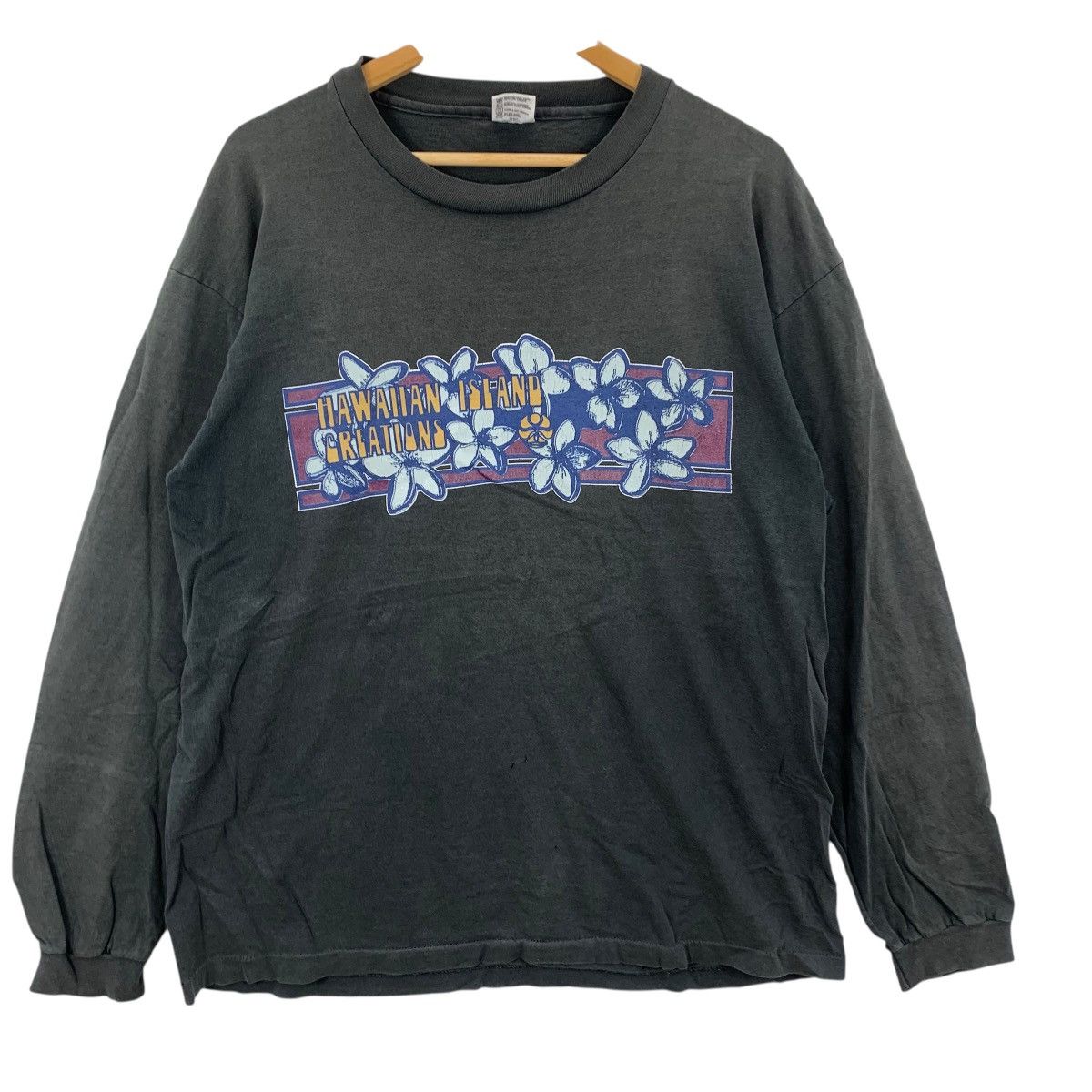Vintage Vintage 90’ HAWAIIAN ISLAND CREATIONS Natural Faded Tee Size US XL / EU 56 / 4 - 5 Thumbnail
