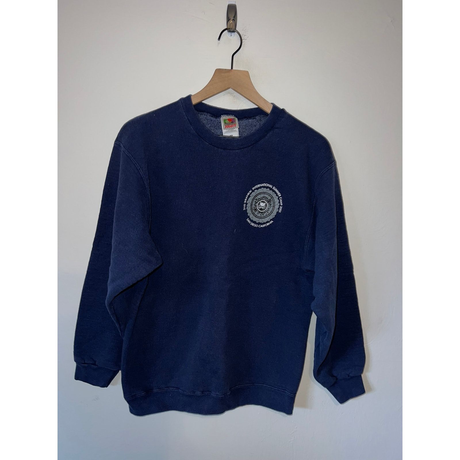 Fruit Of The Loom Vintage Birankai Sweatshirt Summer Camp San Diego Crewneck M Size US M / EU 48-50 / 2 - 1 Thumbnail