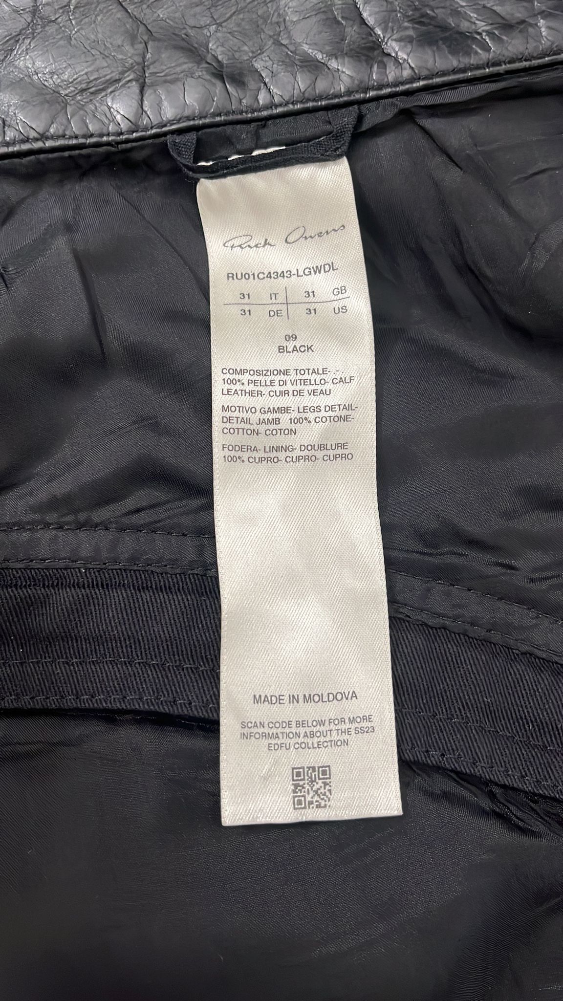 Rick Owens Rick Owens bolan banana calf pants “EDFU” Size US 31 - 7 Thumbnail