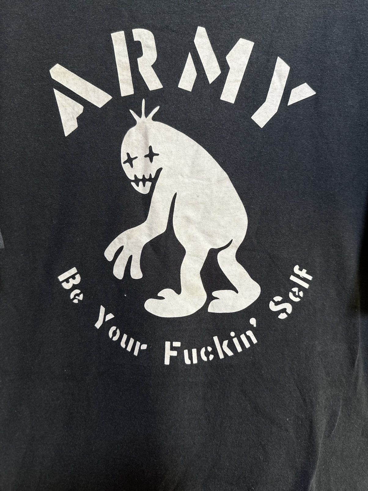 Anvil Thrashed Vintage Jr.Monster Army Sun Faded Tee Size US L / EU 52-54 / 3 - 9 Thumbnail