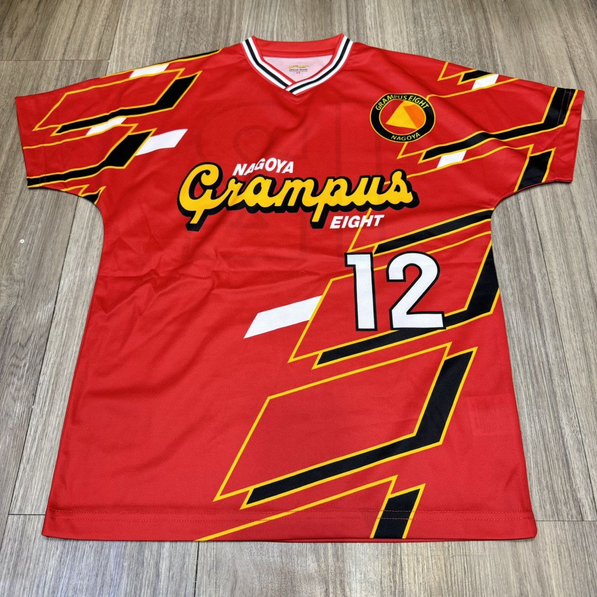 Japanese Brand Nagoya Grampus Eight 90s retro home shirt #12 Size US S / EU 44-46 / 1 - 1 Thumbnail