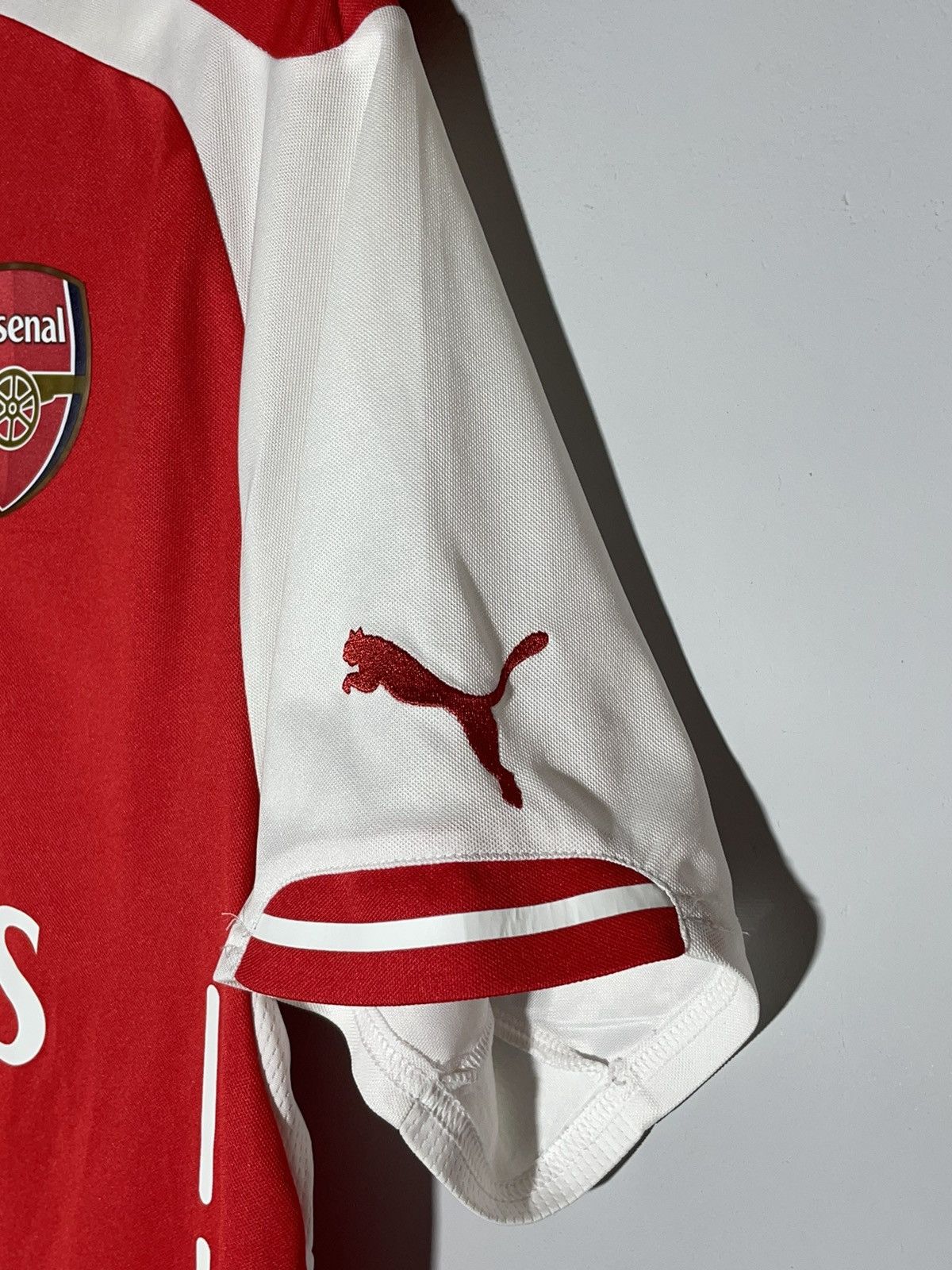 Puma Arsenal FC Puma 2014/15 Home Y2k Streetwear Football Shirt Size US L / EU 52-54 / 3 - 6 Thumbnail