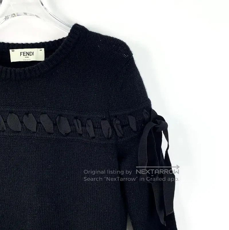 Fendi Fendi Black Knit Sweater for Women . Size S / US 4 / IT 40 - 3 Thumbnail