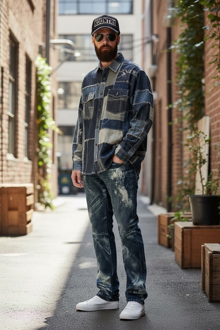 Tornado Mart 🔥TORNADO MART JAPAN Acid Wash Low Rise Slim Fit Long Jeans Size US 31 - 1 Thumbnail
