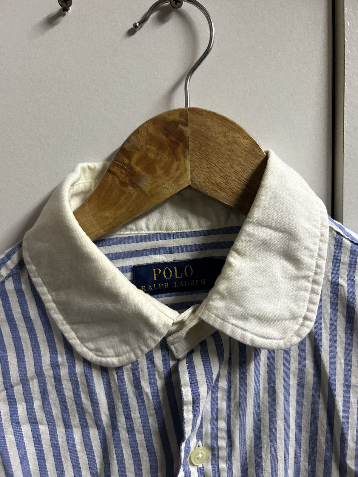 Polo Ralph Lauren Striped Club Collar Nautical Crest Shirt Size US S / EU 44-46 / 1 - 9 Thumbnail