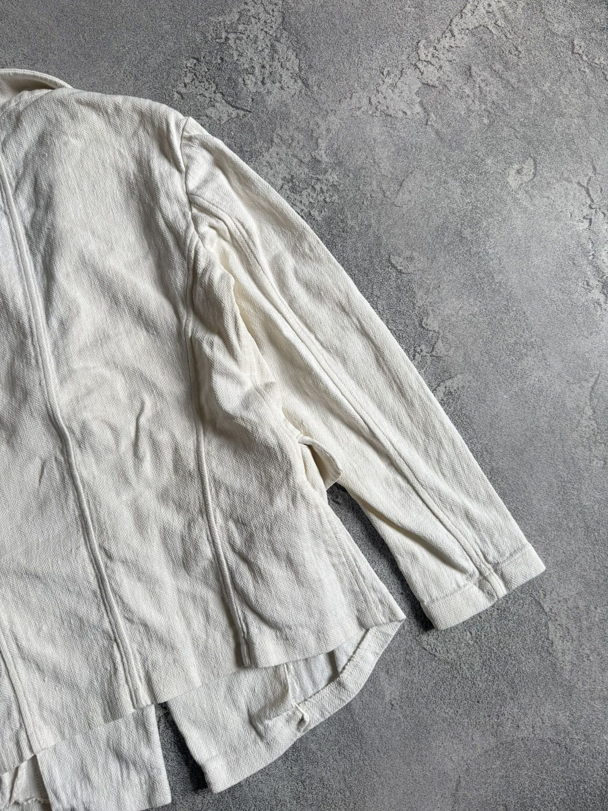 Designer Jil Sander 36 linen button up vintage blazer jacket retro Size S / US 4 / IT 40 - 13 Thumbnail