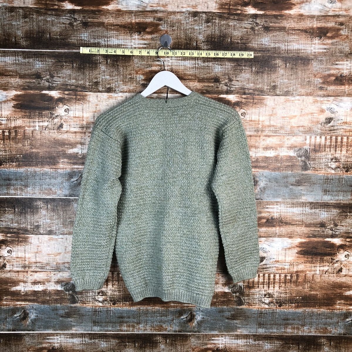 Homespun Knitwear × Japanese Brand Japanese Brand vintage Green Knitwear #A1681 Size S / US 4 / IT 40 - 10 Thumbnail
