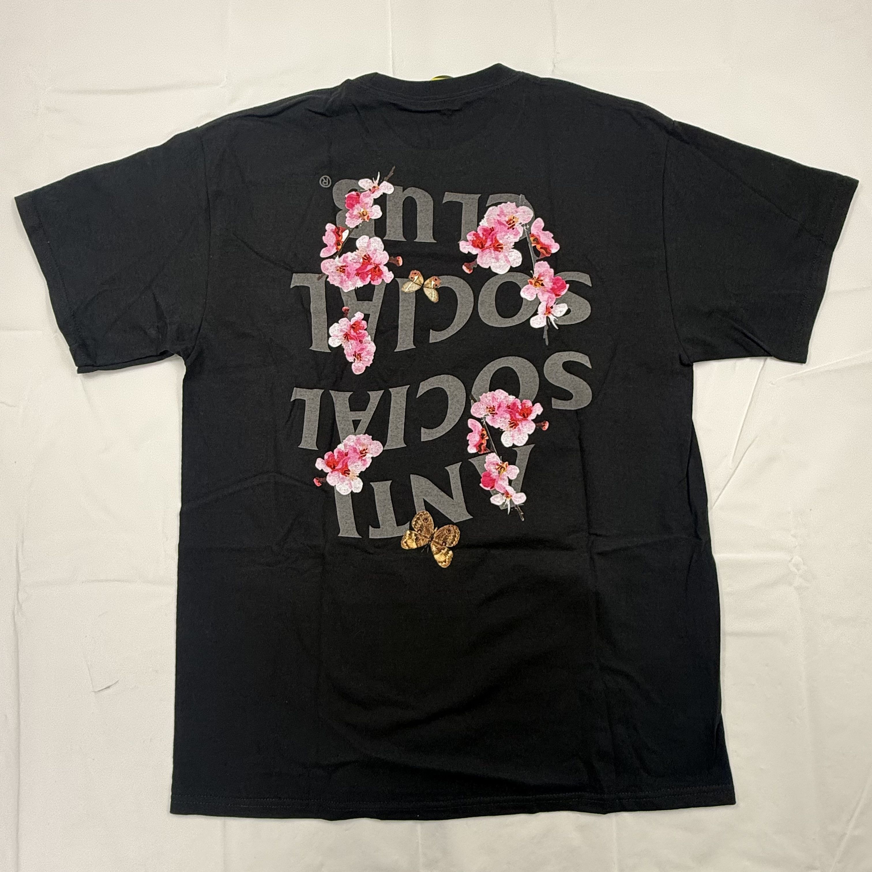 Anti Social Social Club Anti Social Social Club Floral Butterfly Logo Tee Shirt Size US L / EU 52-54 / 3 - 1 Thumbnail