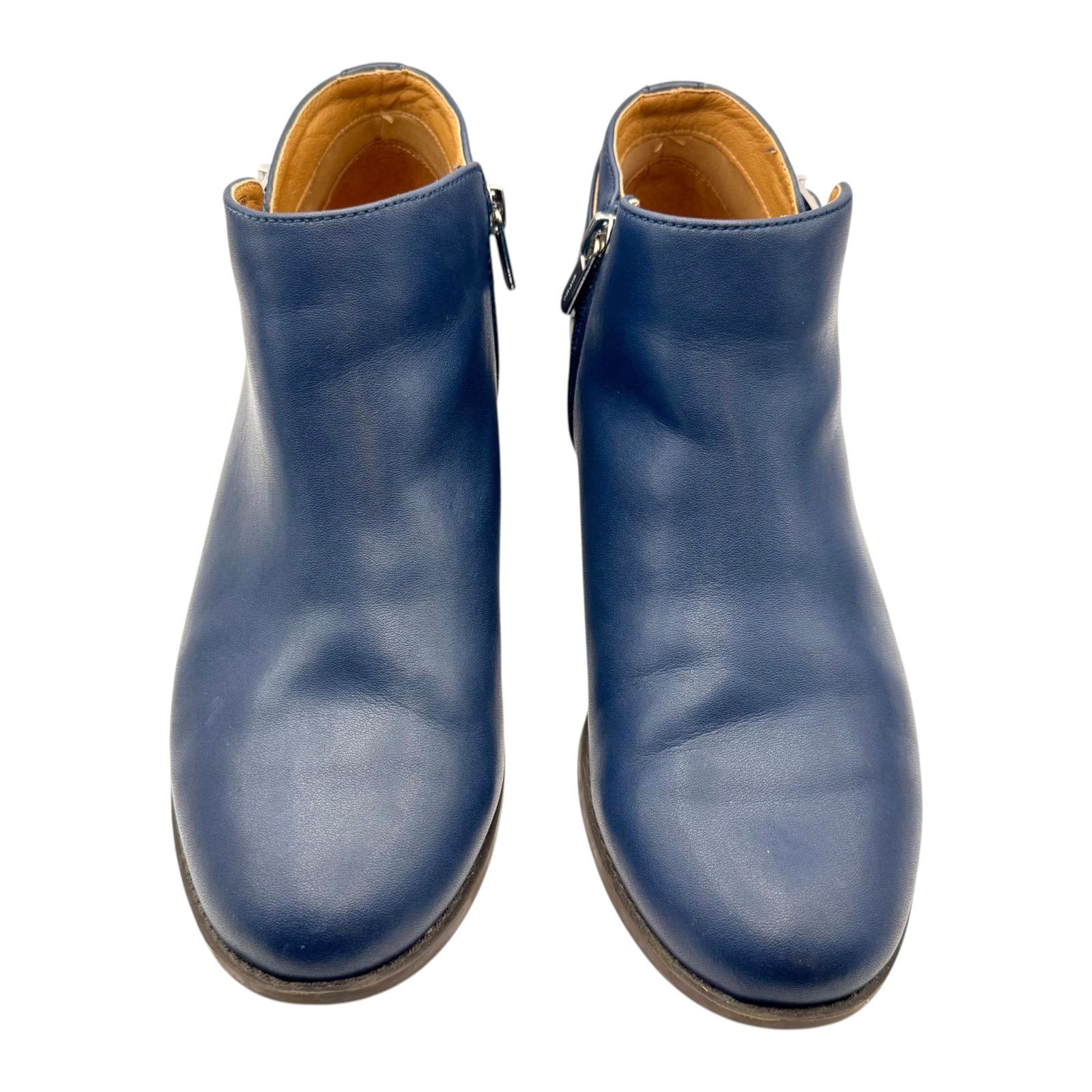 Vionic Vionic Millie Ankle Boot Leather Orthaheel Comfort Navy 8W Size US 8 / IT 38 - 3 Thumbnail