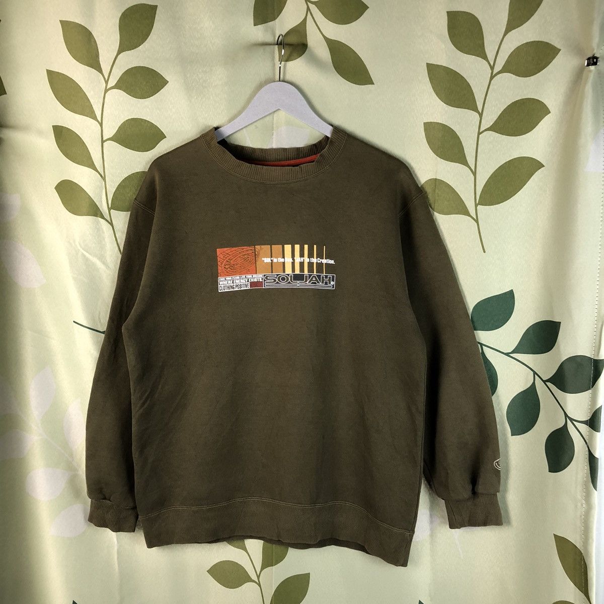 image of Vintage Sol Jan Dark Brown Sweatshirt 7456, Men's (Size Medium)