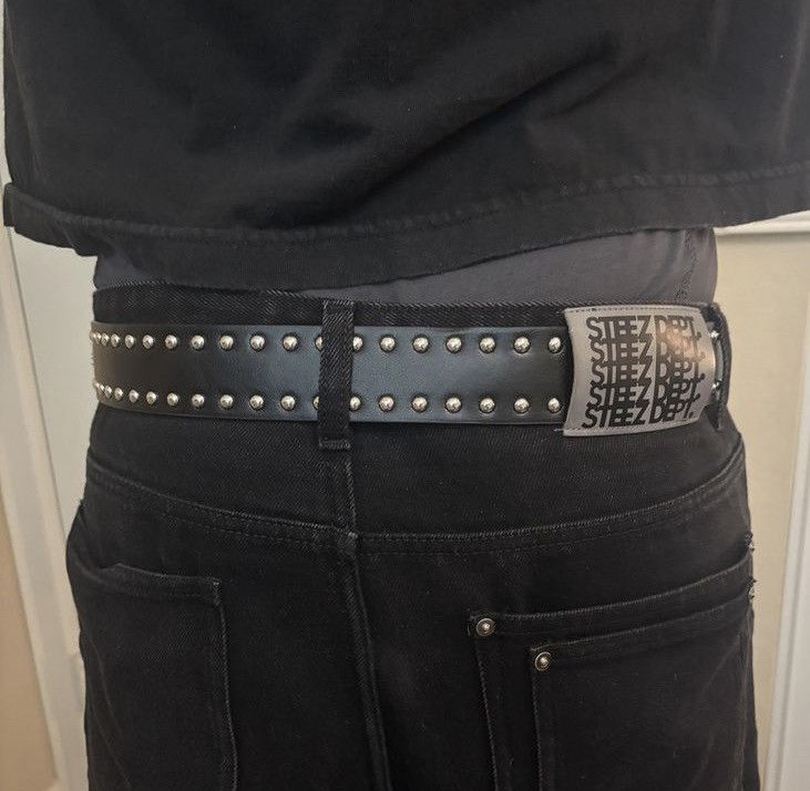 Japanese Brand Y2k sword heart red style belt Size 32 - 4 Thumbnail