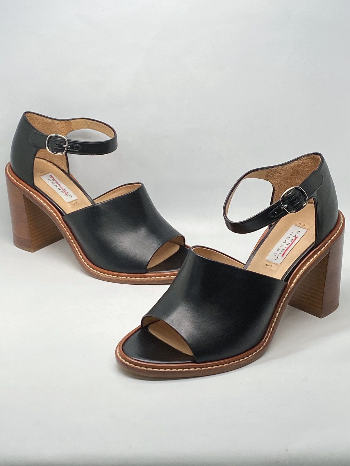 Gabriela Hearst Gabriela Hearst Beau Leather Ankle-Strap Sandals size 41 Size US 11 / IT 41 - 1 Thumbnail