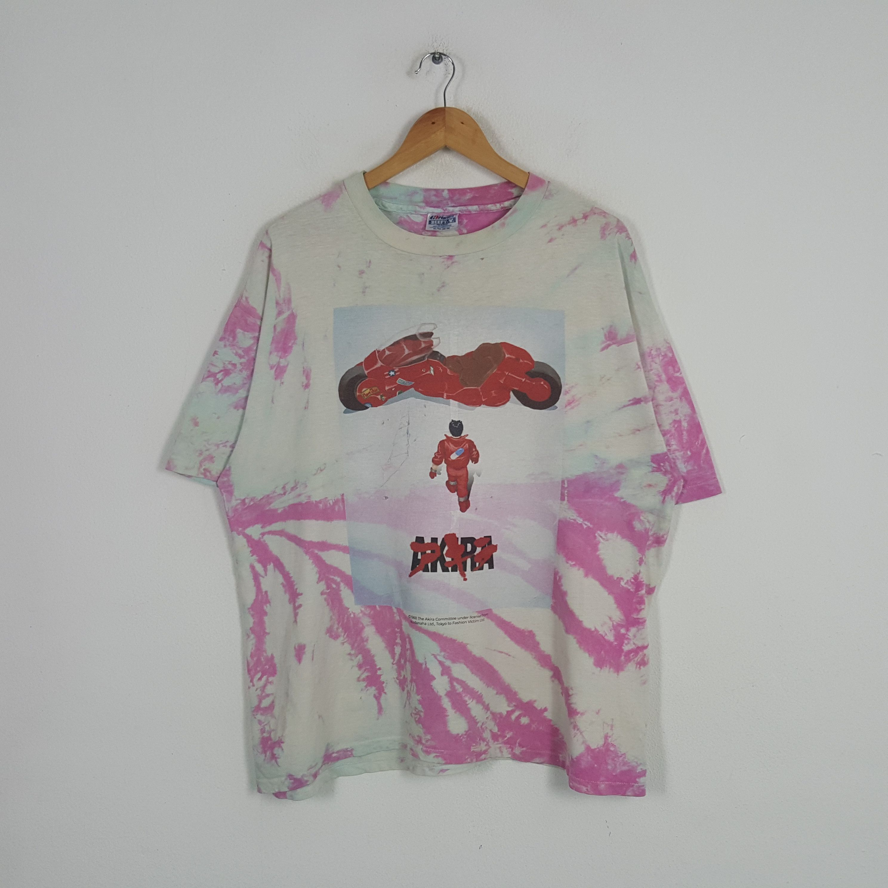 Anime × Japanese Brand × Vintage Vintage Akira Japanese Anime Characters Tie-dye Tshirt Size US XL / EU 56 / 4 - 3 Thumbnail