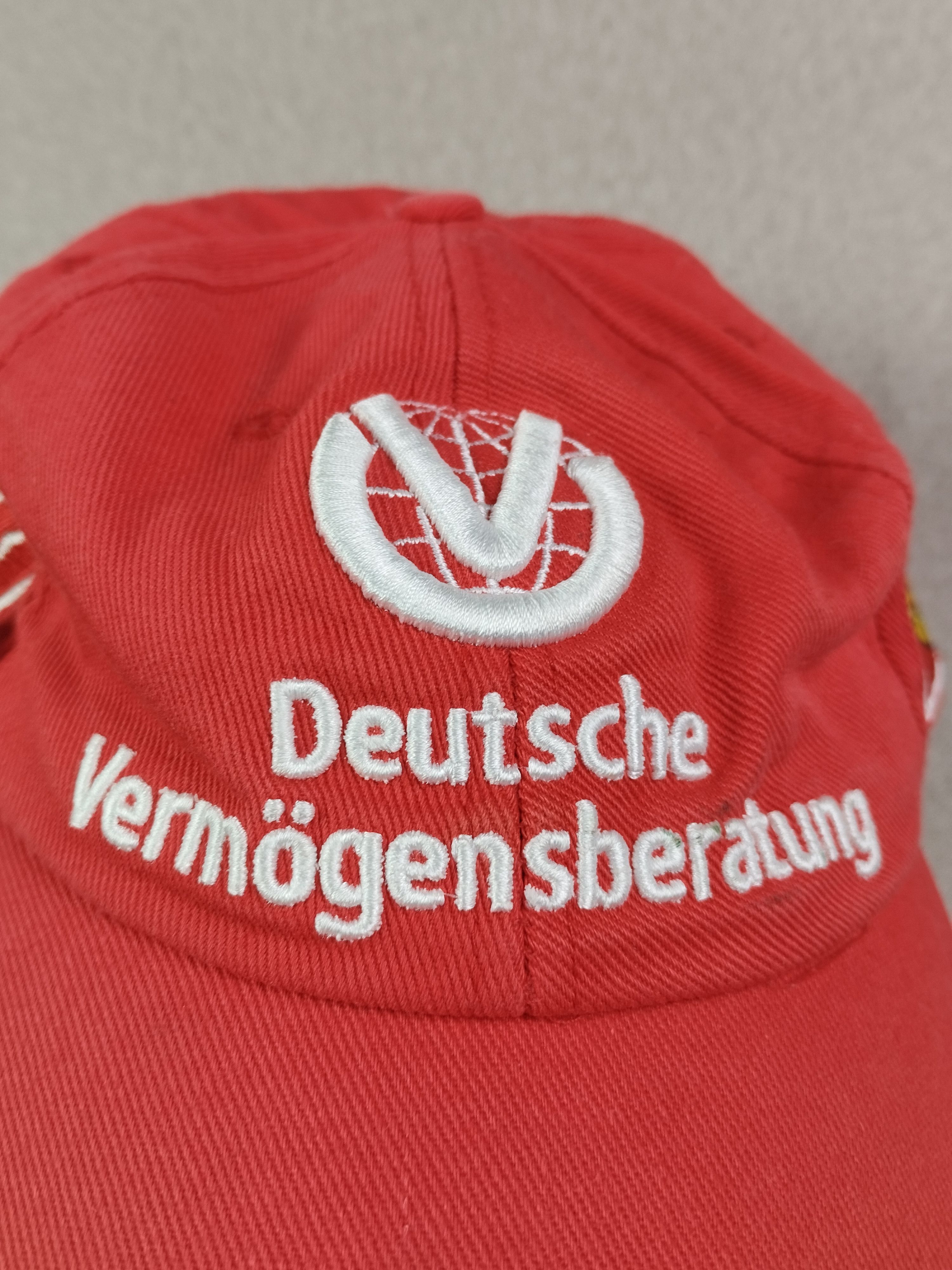 Ferrari Schumacher Formula 1 Champ Ferrari Hat 2000 Racing OS Cap Size ONE SIZE - 6 Thumbnail