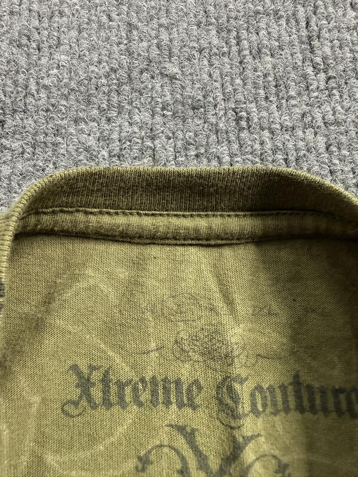 Other Y2K Xtreme Couture Affliction Green T-Shirt Mens L Size US L / EU 52-54 / 3 - 5 Thumbnail