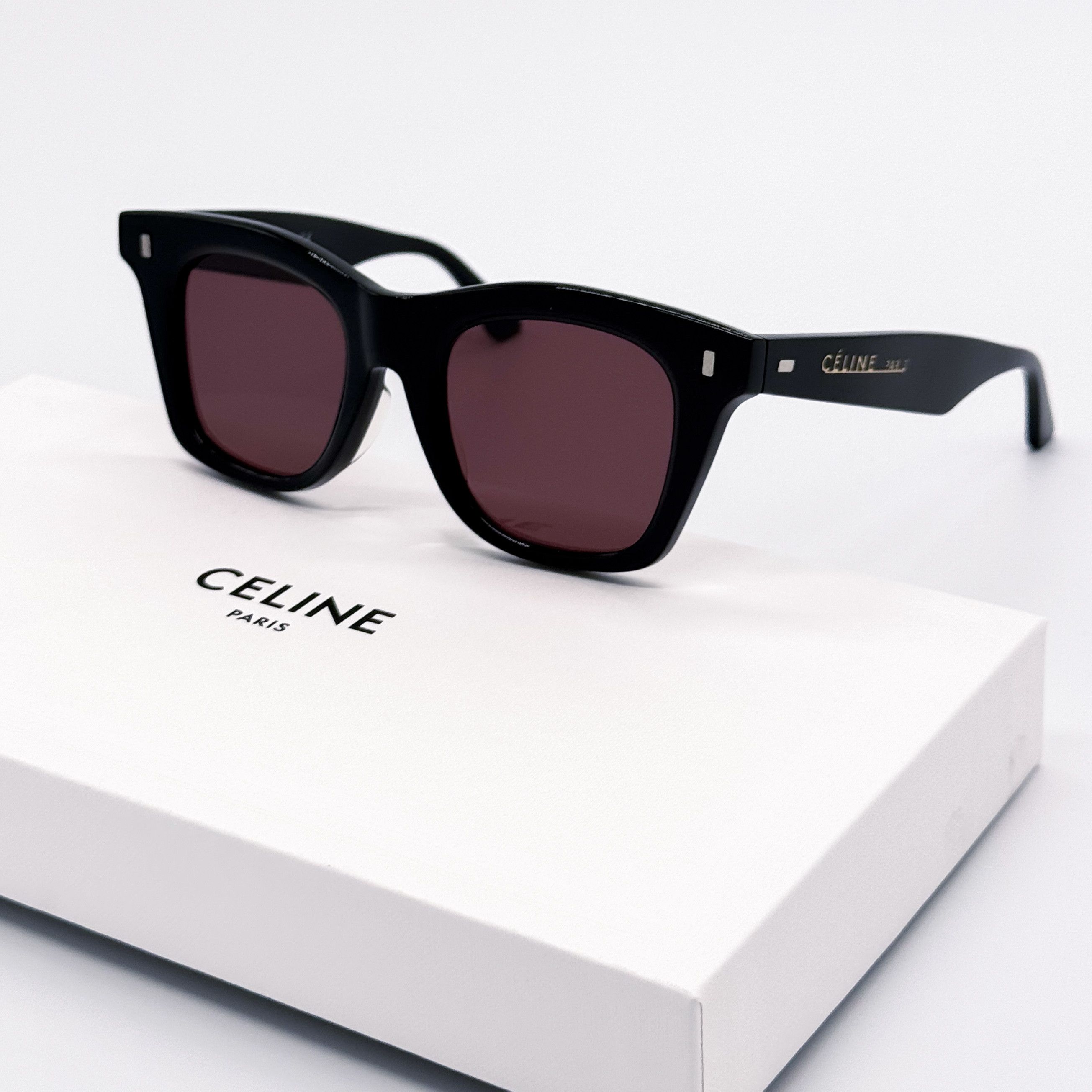 Celine NEW Celine CL4005FN 57Z Geometric Women Sunglasses 