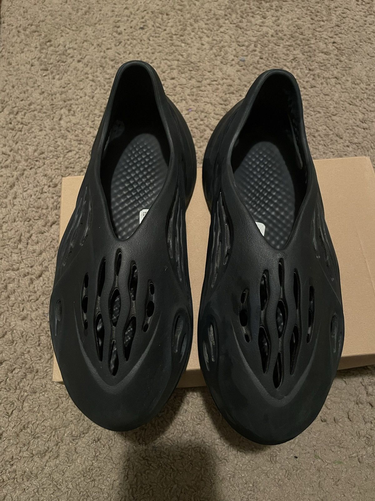 Adidas × Kanye West Adidas Yeezy Foam Runner Mineral Blue Size US 12 / EU 45 - 1 Thumbnail