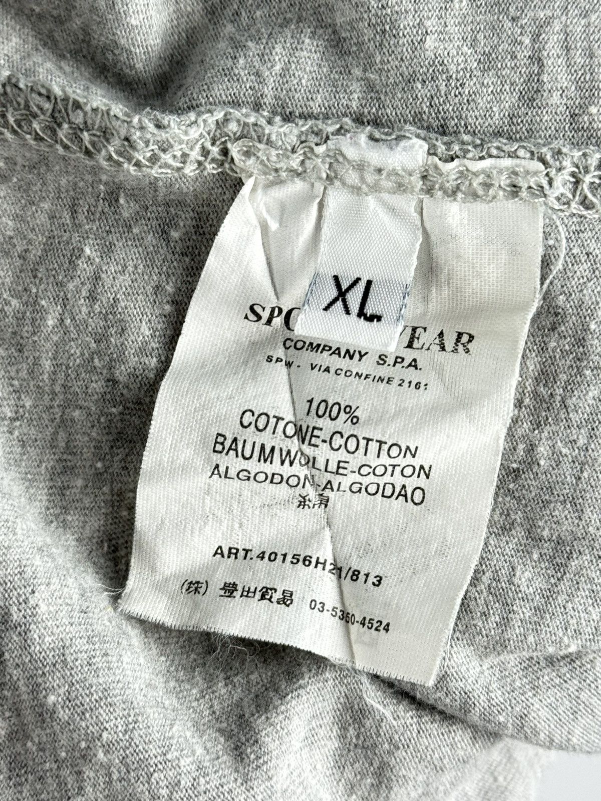Stone Island Vintage 00s Stone Island Denims T-Shirt Gray Size US M / EU 48-50 / 2 - 6 Thumbnail
