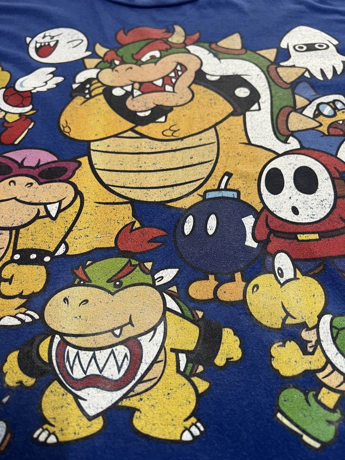Nintendo Nintendo Super Mario Bowser & Minions Graphic Tee Blue XL Size US XL / EU 56 / 4 - 10 Thumbnail
