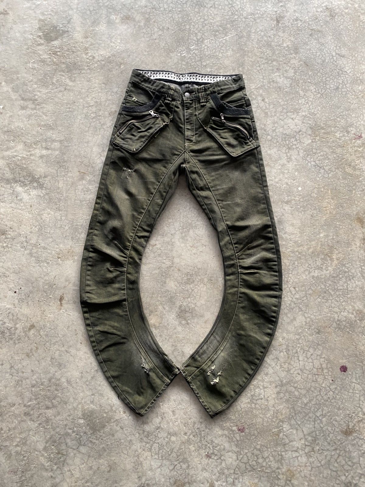 Japanese Brand × PPFM × Tornado Mart PPFM J-Cut Curve Denim | Grailed
