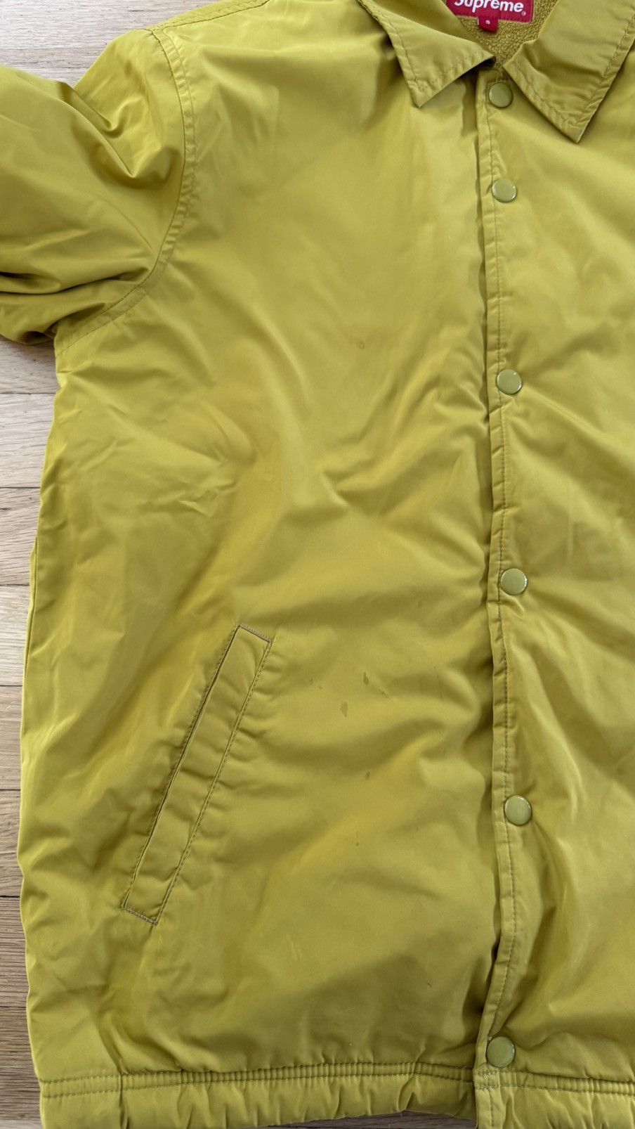 Supreme Supreme Old English Coaches Jacket Gold 2016 Small Size US S / EU 44-46 / 1 - 7 Thumbnail