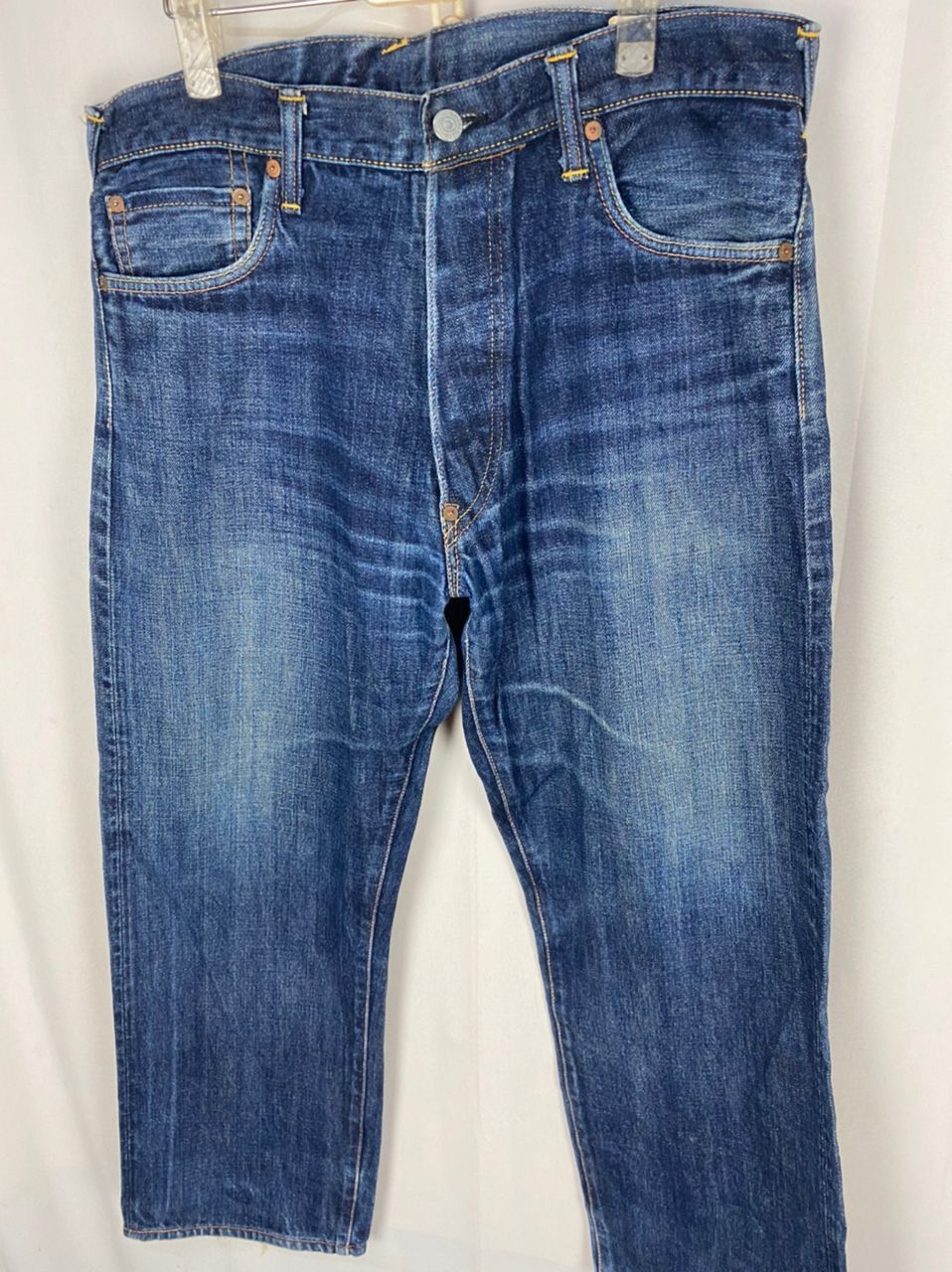 Evisu × Japanese Brand Vintage evisu selvedge distressed denim jeans by yamane Size US 34 / EU 50 - 7 Thumbnail