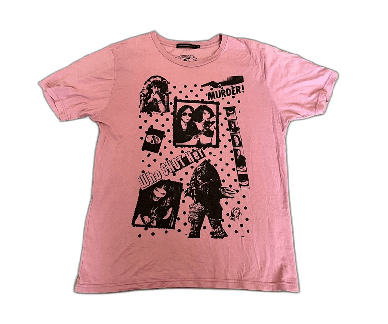 Hysteric Glamour Vintage Graphic Pink T-Shirt with Prints Size M / US 6-8 / IT 42-44 - 1 Thumbnail