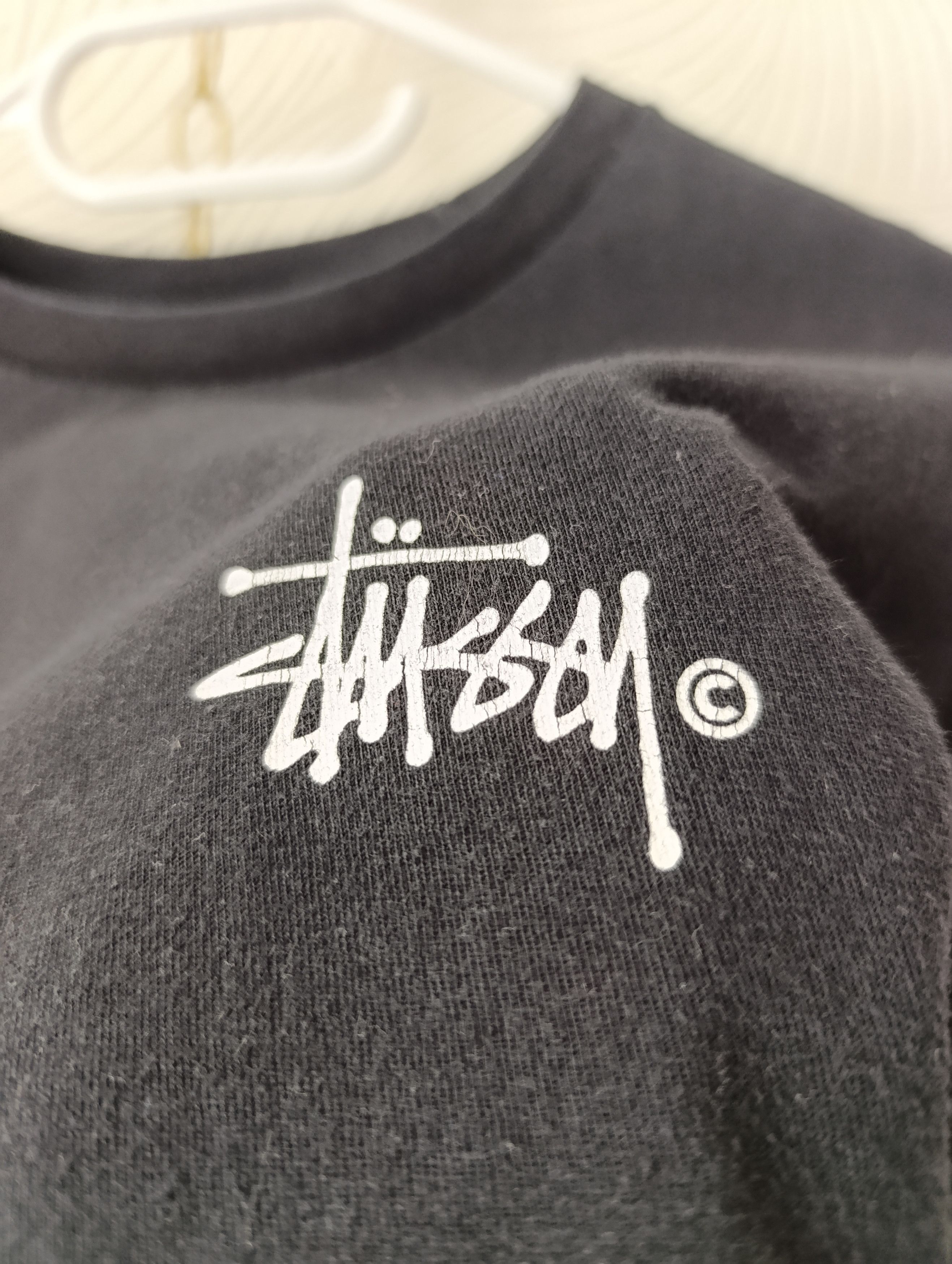Stussy STUSSY BASIC TEE BLACK BIG LOGO Size US M / EU 48-50 / 2 - 7 Thumbnail