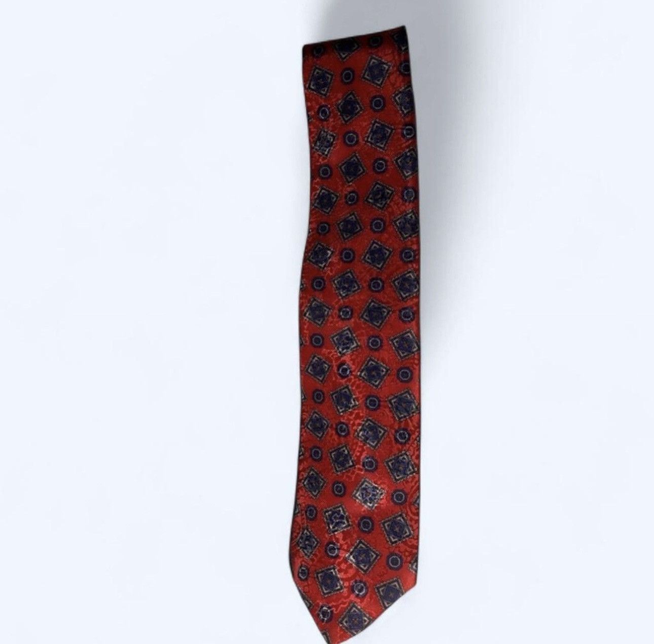 Other Vtg Camden Court Men's Silk Geometric Neck Tie Dress Tie Size ONE SIZE - 3 Thumbnail