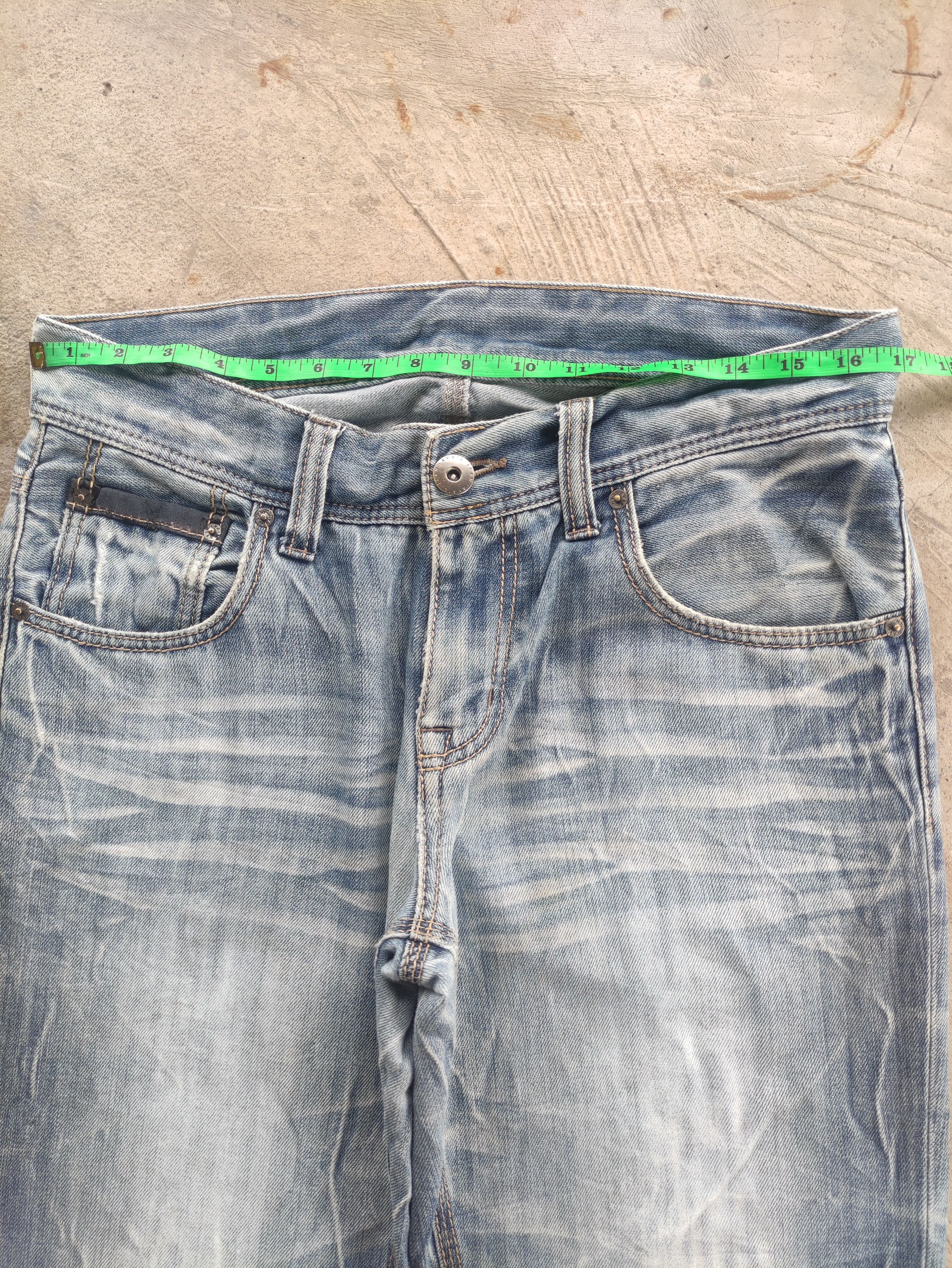 Japanese Brand Vintage Japanese Jean Distressed Faded Denim Pants Size US 34 / EU 50 - 6 Thumbnail
