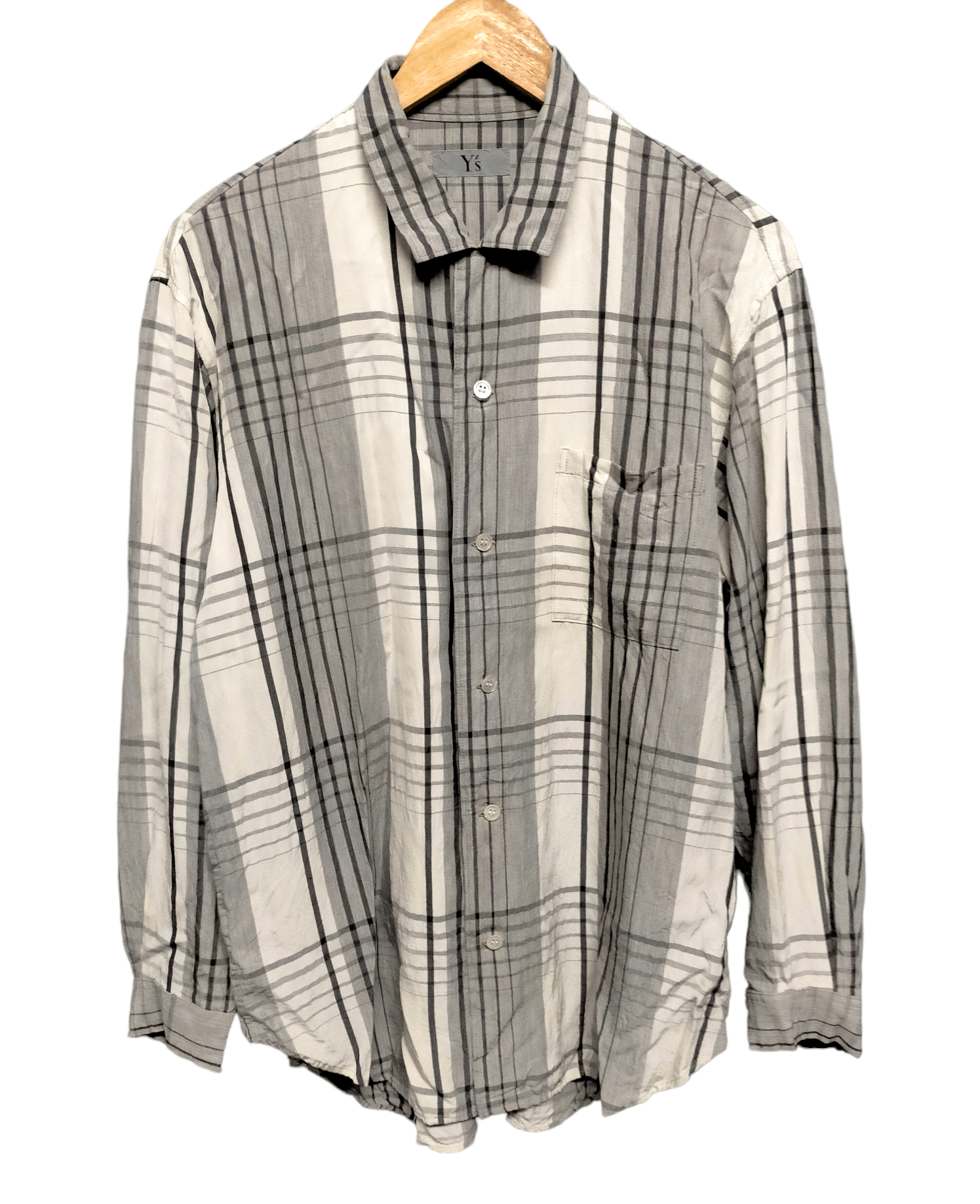 Yohji Yamamoto Vintage Y'S Yohji Yamamoto Rayonne Shirt Button Office Size US L / EU 52-54 / 3 - 1 Thumbnail