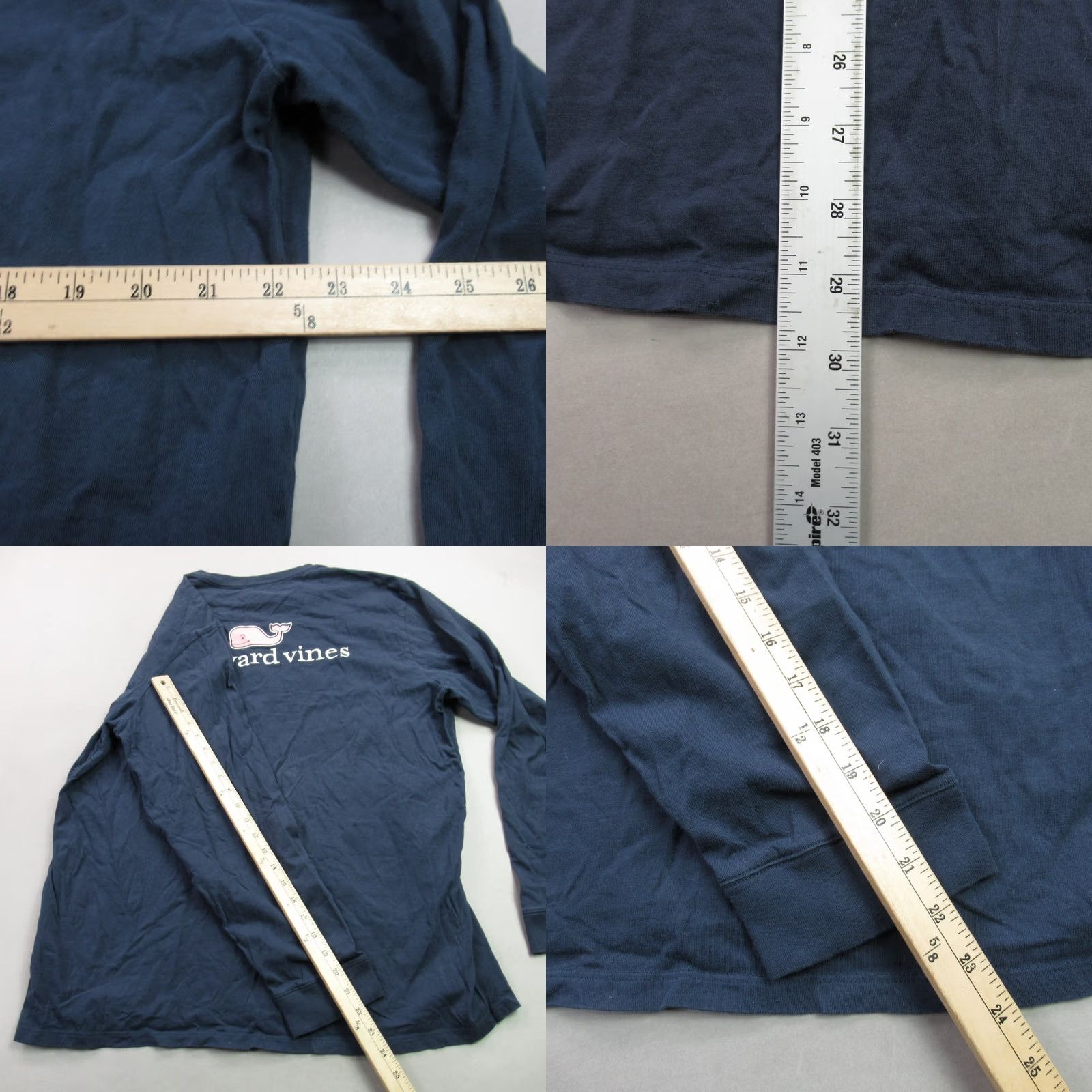 Vineyard Vines Vineyard Vines Sweater Mens XL Long Sleeve Crew Neck Outdoors Blue Pocket Shirt Men XL Blue Knit Pullover Essential All Seasons Size US XL / EU 56 / 4 - 8 Thumbnail