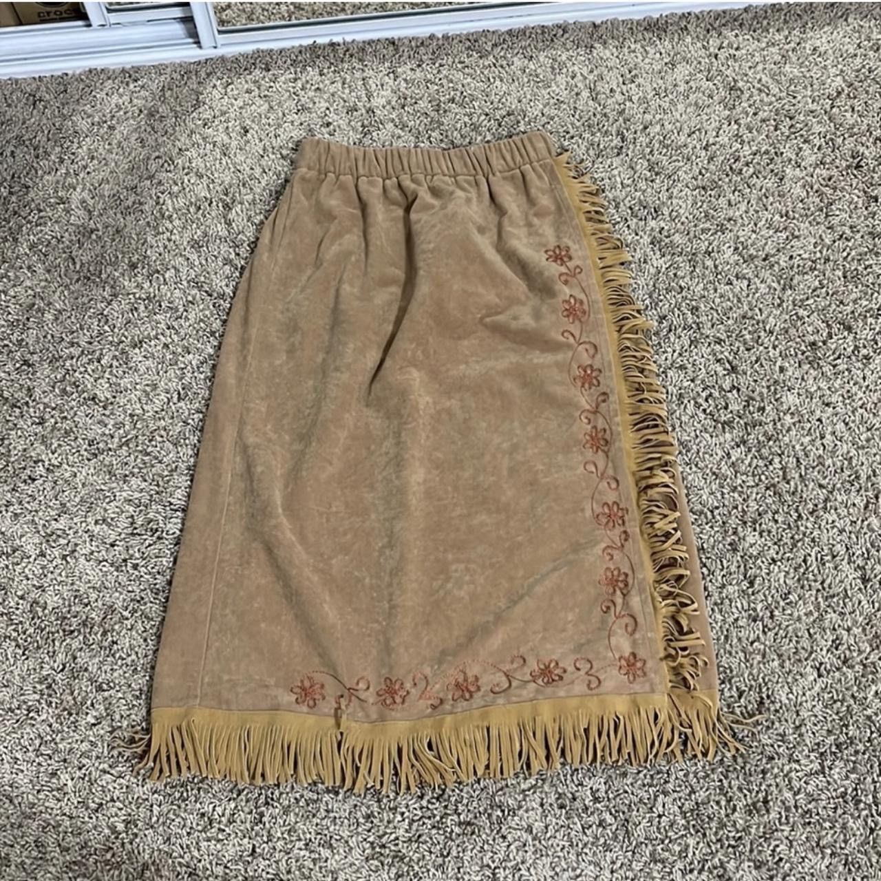 Vintage Vintage Western Skirt Size 24" / US 00 / IT 34 - 1 Thumbnail