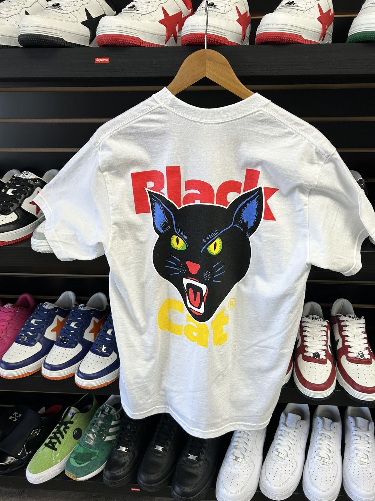 Supreme Supreme “Black Cat” T-shirt Size US M / EU 48-50 / 2 - 2 Thumbnail