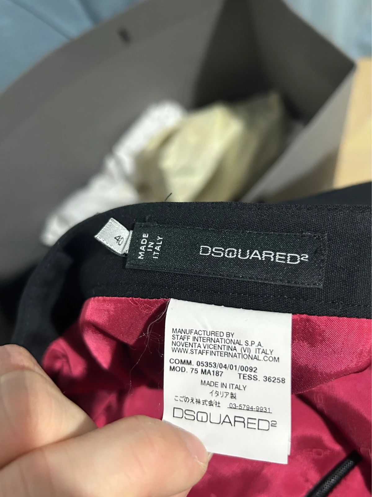 Dsquared2 Dsquared2 Midi Black Pencil Classic Skirt Size 27" / US 4 / IT 40 - 5 Thumbnail