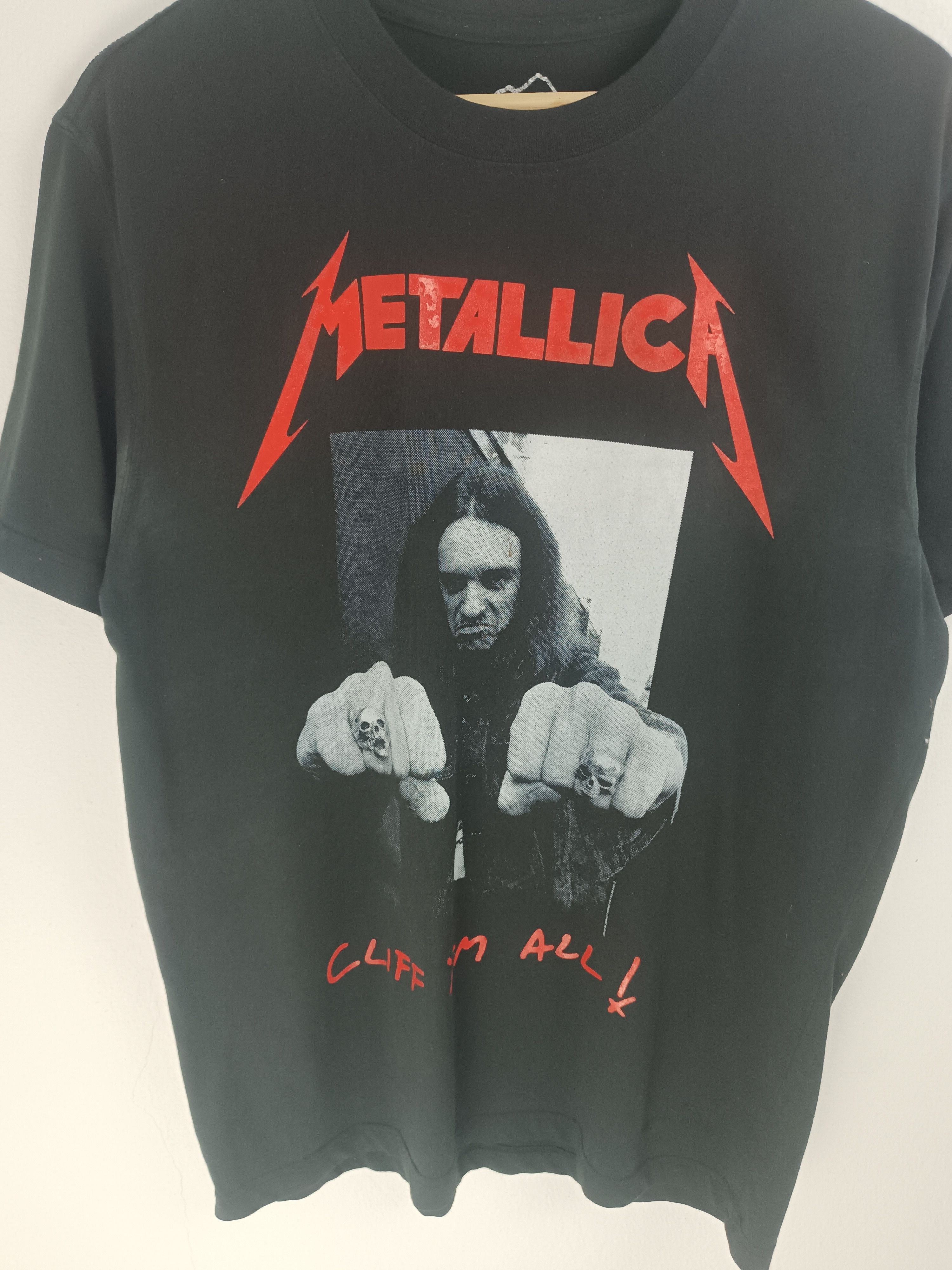 Band Tees VINTAGE METALLICA " CLIFF EM ALL" TEE megadeth anthrax Size US M / EU 48-50 / 2 - 6 Thumbnail