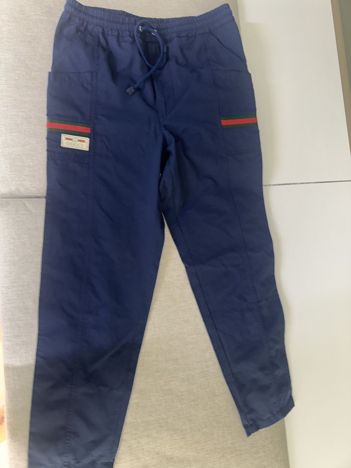 Gucci Gucci Jogger Navy Blue Pants Cargo Size US 31 - 1 Thumbnail