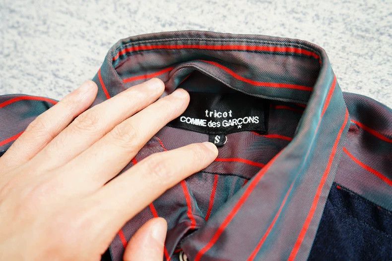 Comme des Garcons comme des garcons pleated front patchwork rayon shirt 2505- Size US S / EU 44-46 / 1 - 7 Thumbnail