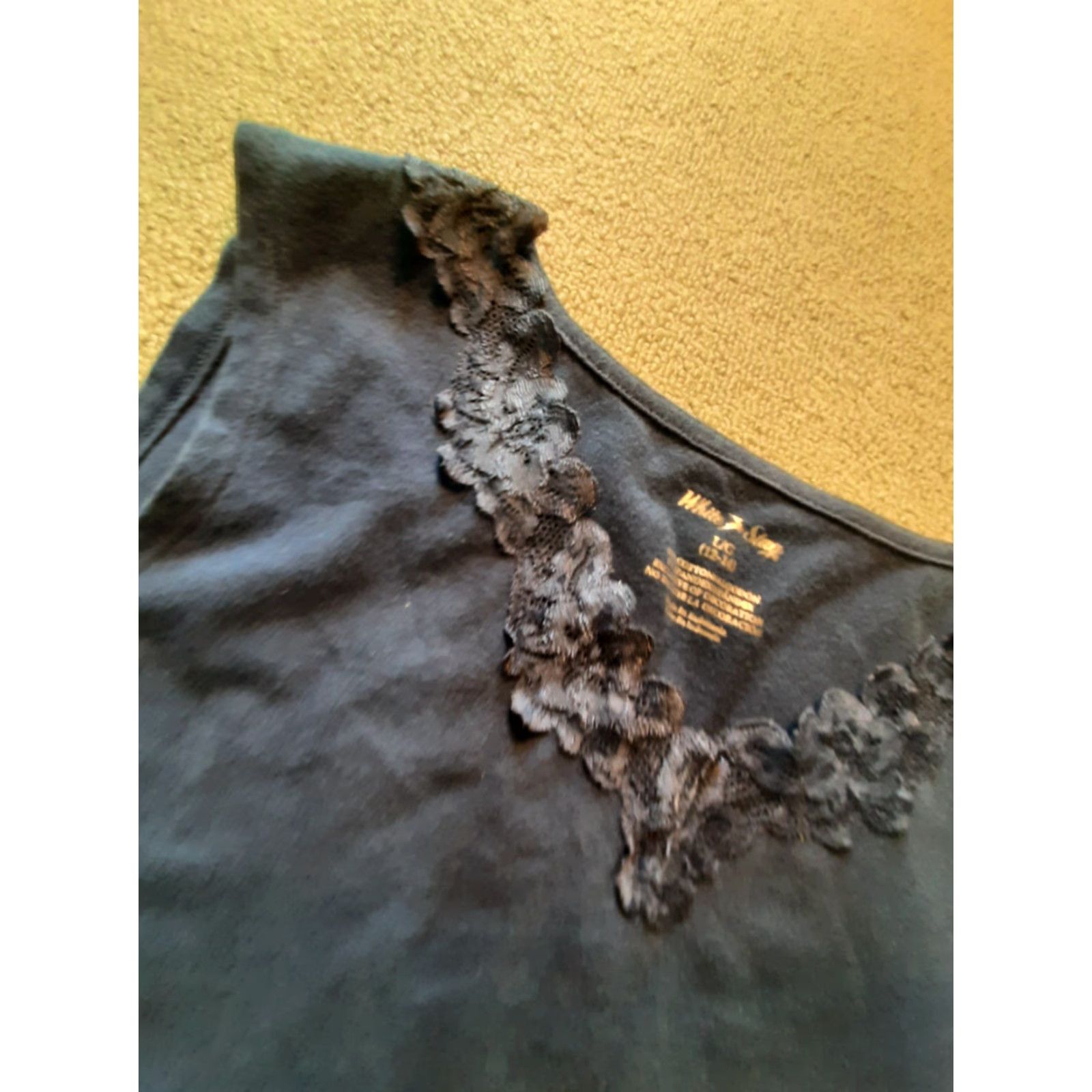 Vintage White Stag Sleeveless Shirt Womens Large L Blue Laced neckline Size L / US 10 / IT 46 - 4 Thumbnail