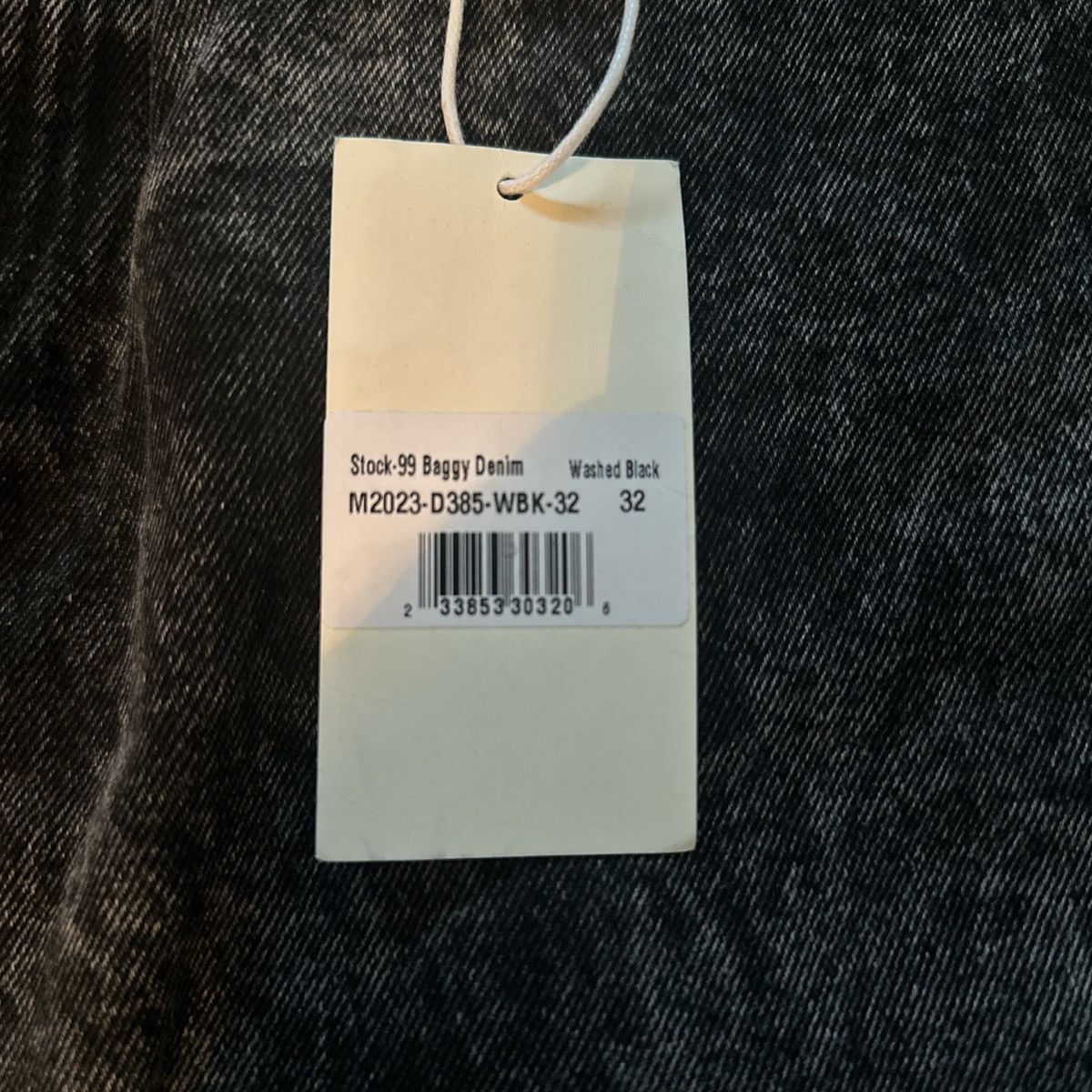 MNML Black Denim Baggy Jeans Size US 32 / EU 48 - 3 Thumbnail