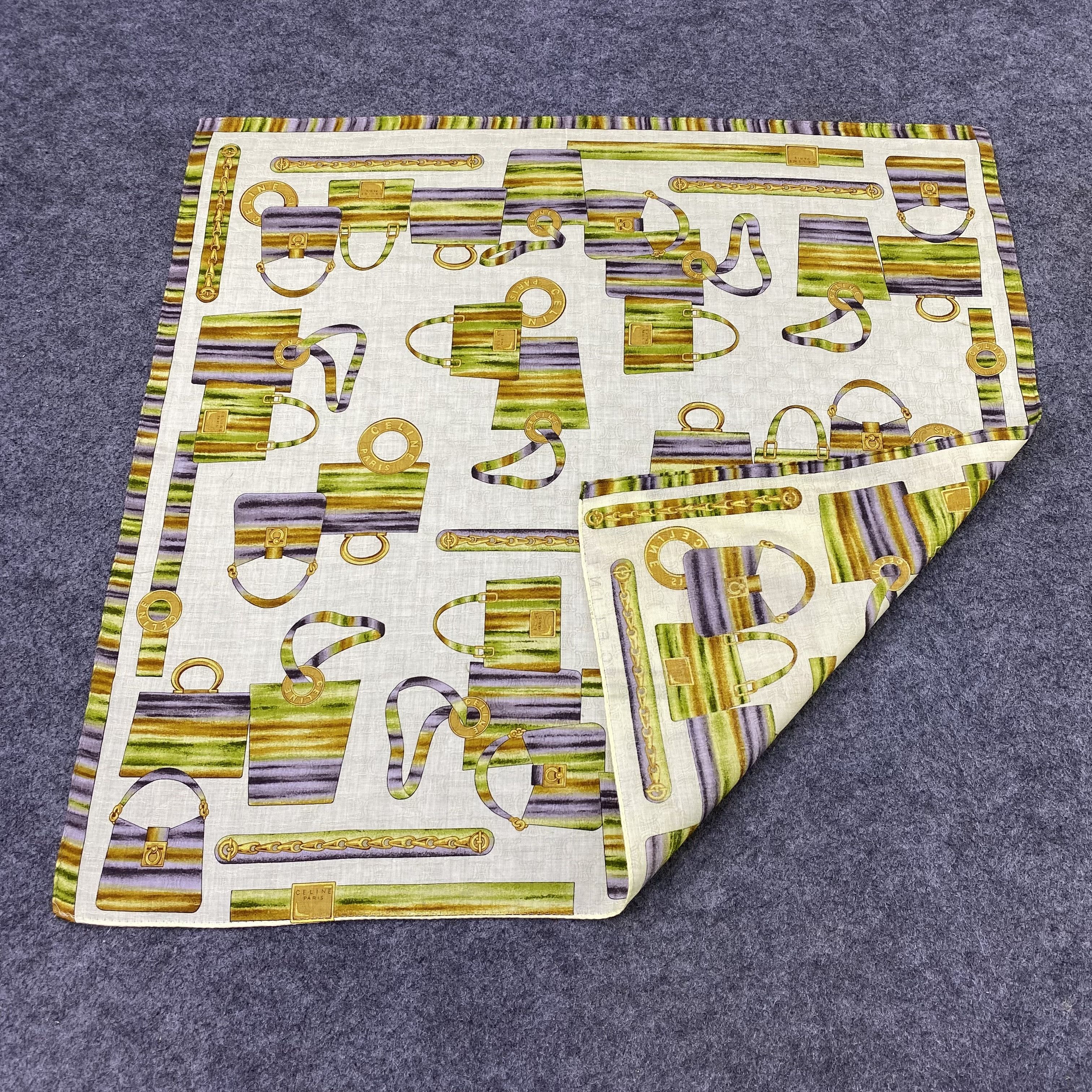 Celine Celine Handkerchief Neckerchief Bandana-B1771 Size ONE SIZE - 5 Thumbnail