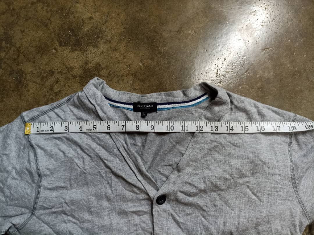 Japanese Brand × Kansai Yamamoto Kansai Man Cardigan Button Up Size US L / EU 52-54 / 3 - 14 Thumbnail
