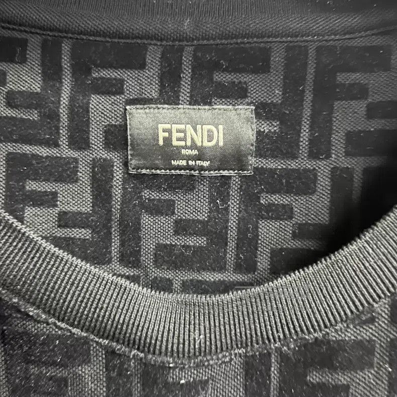 Fendi Fendi Black and Brown Full Print Double F Logo Letter印花 Sh Size US L / EU 52-54 / 3 - 3 Thumbnail