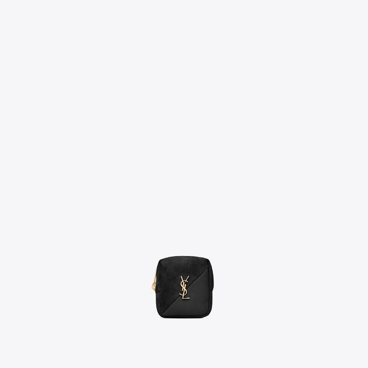 Saint Laurent Paris o1b1hav111224 Size: OS / Jamie Cube Charm Clutches in Black Size ONE SIZE - 4 Thumbnail